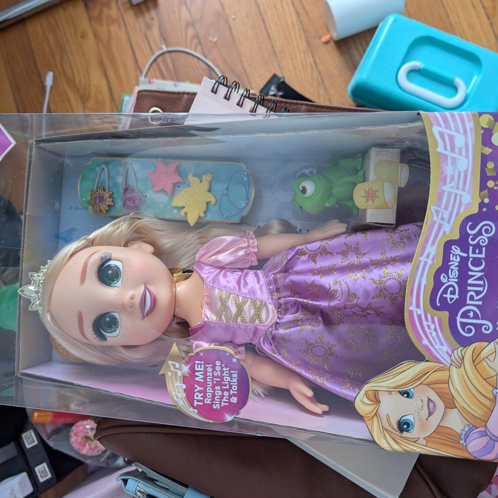 Disney Princess Rapunzel Doll with Lavender Gown